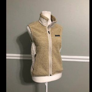 Patagonia Retro X Sherpa Full Zip Vest Sz Small